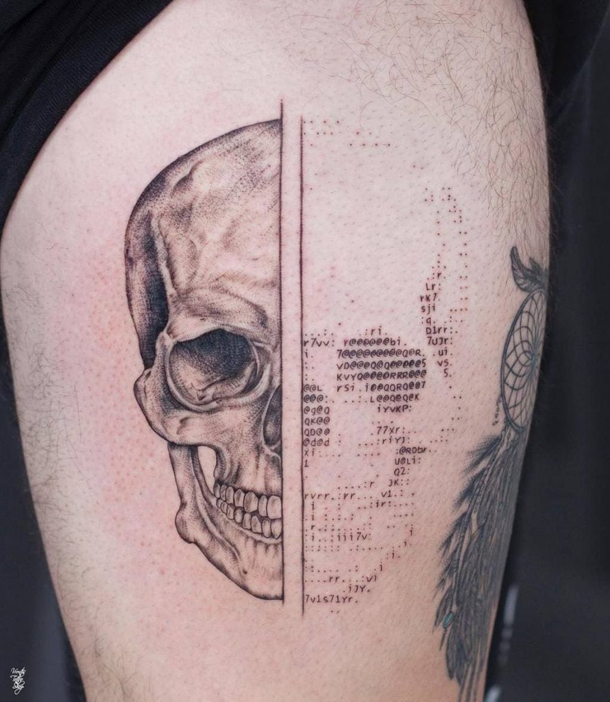 Les incroyables tatouages ASCII de Andreas Vrontis Les incroyables tatouages ASCII de Andreas Vrontis 9 Les-incroyables-tatouages-ASCII-de-Andreas-Vrontis-9