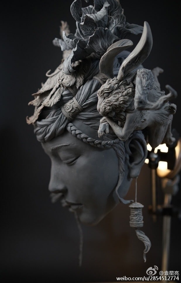 des sculptures surréalistes avec des paysages en cheveux par Yuanxing Liang des sculptures surrealistes avec des paysages en cheveux par Yuanxing Liang 15 des-sculptures-surrealistes-avec-des-paysages-en-cheveux-par-Yuanxing-Liang-15