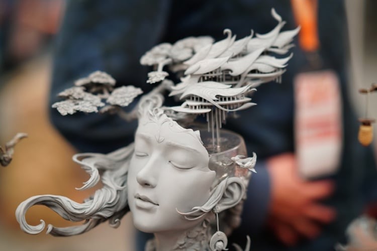 des sculptures surréalistes avec des paysages en cheveux par Yuanxing Liang des sculptures surrealistes avec des paysages en cheveux par Yuanxing Liang 9 des-sculptures-surrealistes-avec-des-paysages-en-cheveux-par-Yuanxing-Liang-9