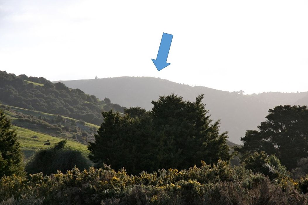 Colline Taumata près de Pōrangahau en Nouvelle-Zélande Colline Taumata près de Pōrangahau en Nouvelle-Zélande