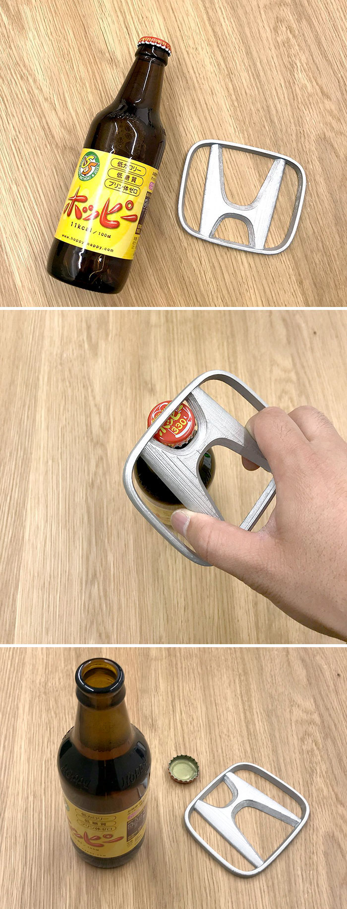 Taku Oomura transforme les logos en objets utiles Taku Oomura transforme les logos en objets utiles 2 honda decapsuleur Taku-Oomura-transforme-les-logos-en-objets-utiles-2-honda-decapsuleur