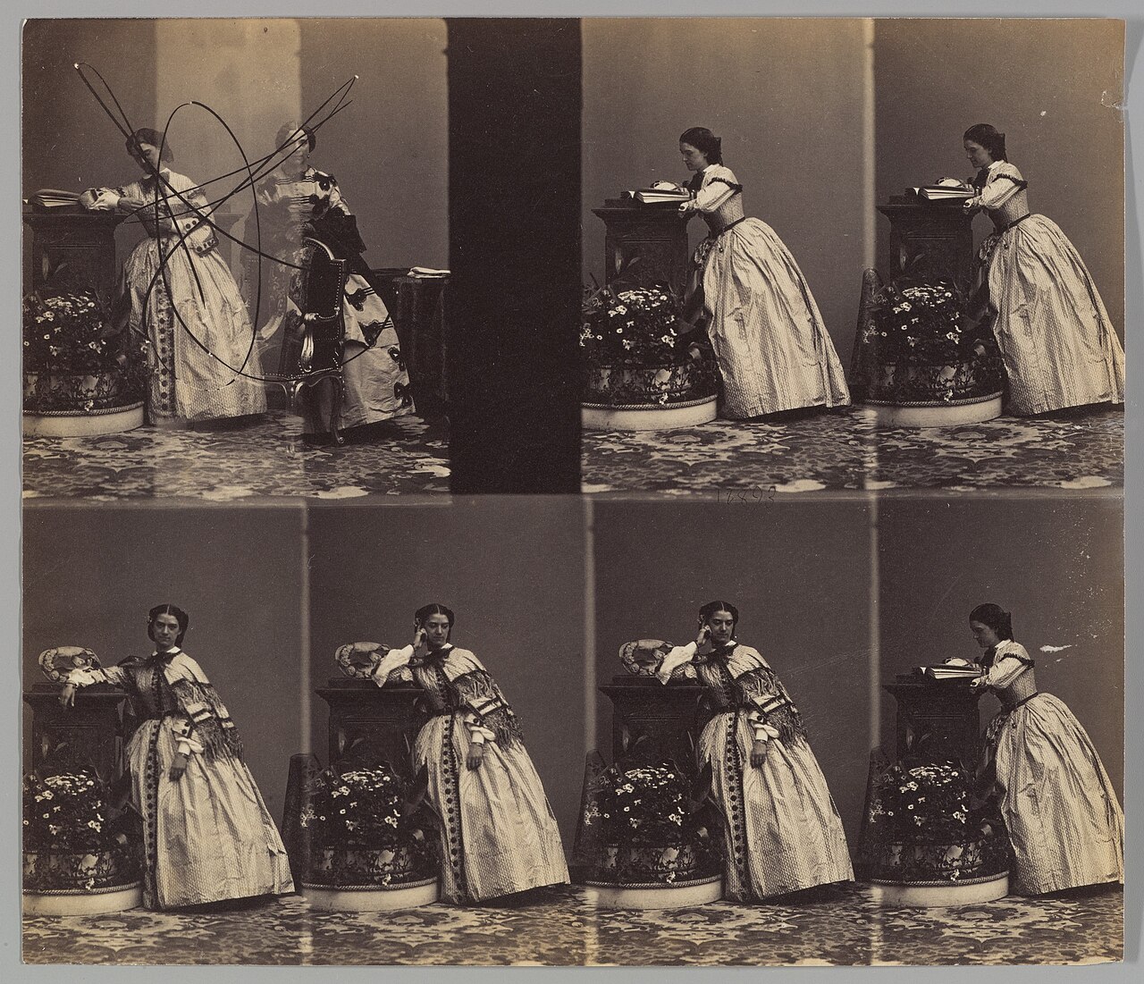 Constance Quéniaux photographiée par Eugène Disdéri en 1860 Constance Quéniaux photographiée par Eugène Disdéri en 1860