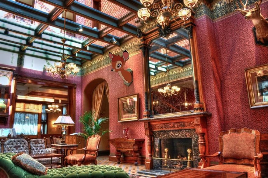 des fins tragiques pour des personnages Disney par Jeff Hong des fins tragiques pour des personnages Disney par Jeff Hong 6 bambi des-fins-tragiques-pour-des-personnages-Disney-par-Jeff-Hong-6-bambi