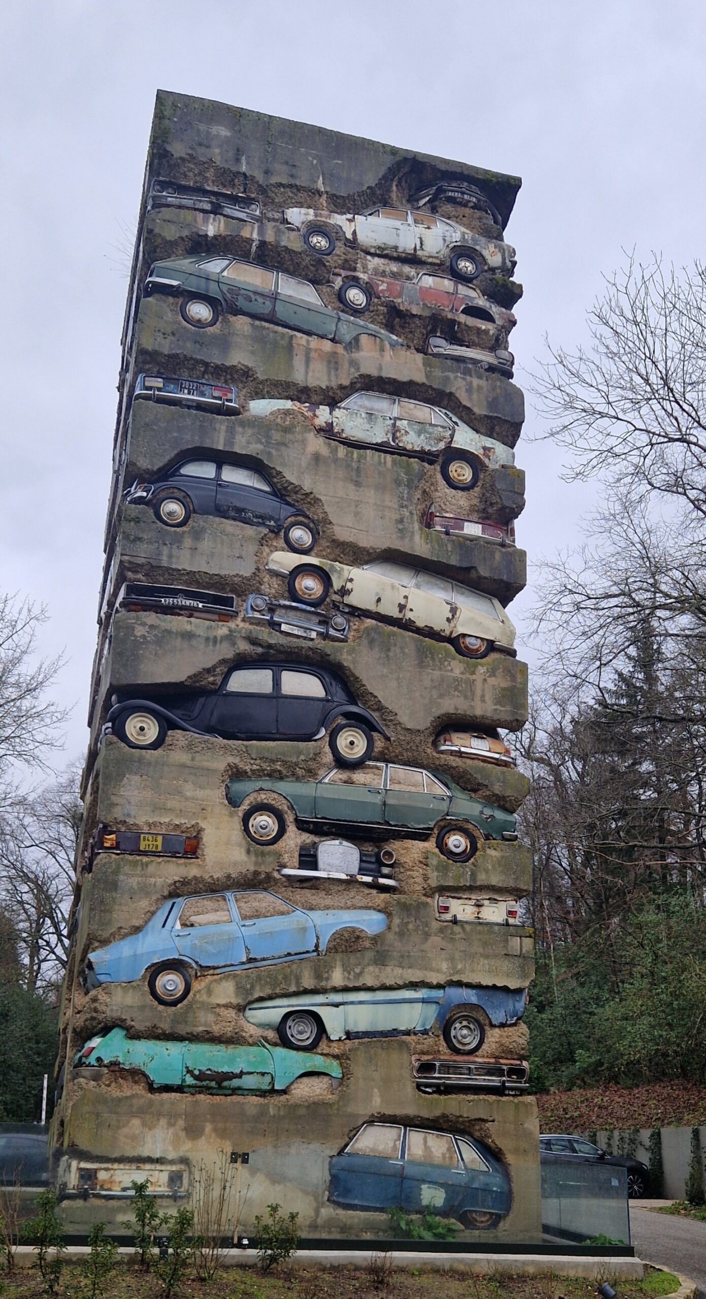 long term parking arman voitures beton long term parking arman voitures beton
