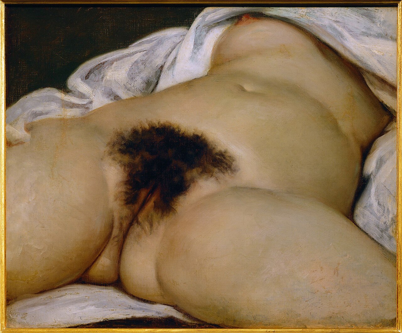 L'Origine du monde de Gustave Courbet peint en 1866 L'Origine du monde de Gustave Courbet peint en 1866