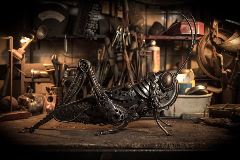 Les magnifiques sculptures en recyclage de metal par Alan Williams Les magnifiques sculptures en recyclage de metal par Alan Williams 12 Les-magnifiques-sculptures-en-recyclage-de-metal-par-Alan-Williams-12