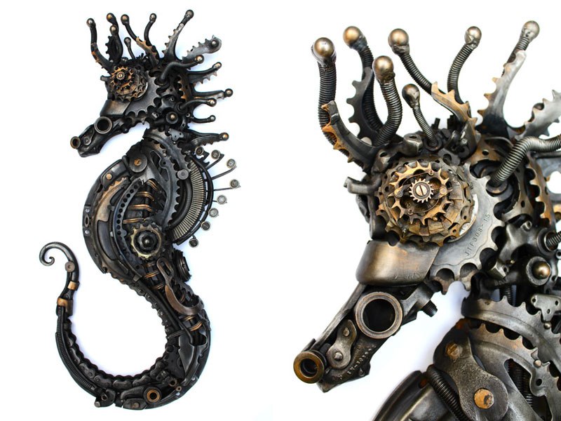 Les magnifiques sculptures en recyclage de metal par Alan Williams Les magnifiques sculptures en recyclage de metal par Alan Williams 8 Les-magnifiques-sculptures-en-recyclage-de-metal-par-Alan-Williams-8