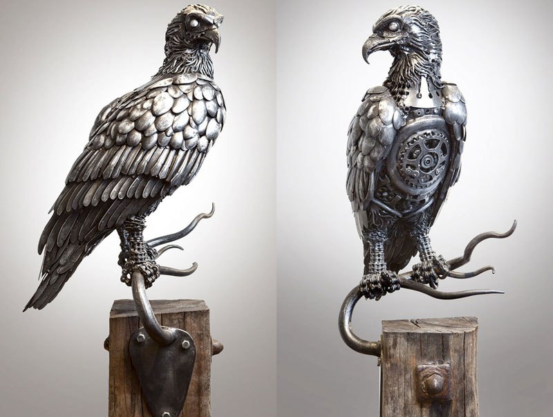 Les magnifiques sculptures en recyclage de metal par Alan Williams Les magnifiques sculptures en recyclage de metal par Alan Williams 9 Les-magnifiques-sculptures-en-recyclage-de-metal-par-Alan-Williams-9