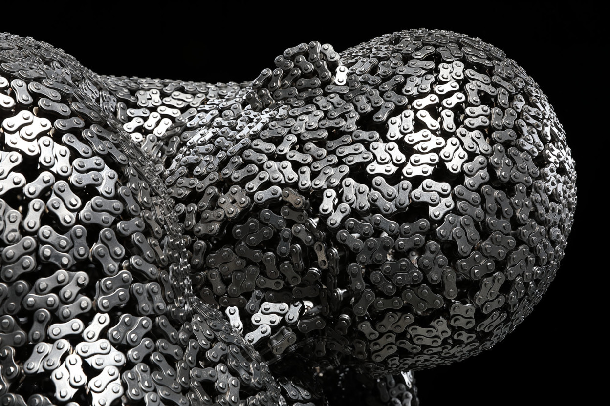 Les sculptures de chaines de vélo de Young-Deok Seo Les sculptures de chaines de velo de Young Deok Seo 4 Les-sculptures-de-chaines-de-velo-de-Young-Deok-Seo-4