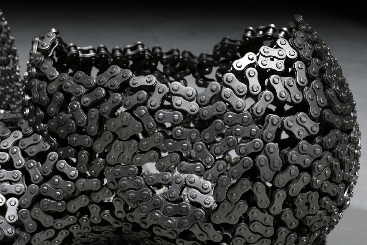 Les sculptures de chaines de vélo de Young-Deok Seo Les sculptures de chaines de velo de Young Deok Seo 7 Les-sculptures-de-chaines-de-velo-de-Young-Deok-Seo-7