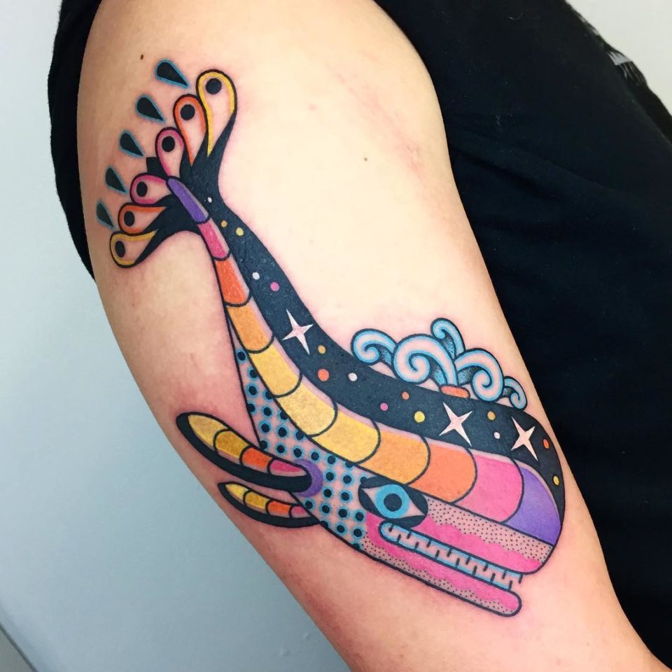 Les tatouages psychédéliques colorés de Winston the Whale Les tatouages psychedeliques colores de Winston the Whale 10 Les-tatouages-psychedeliques-colores-de-Winston-the-Whale-10