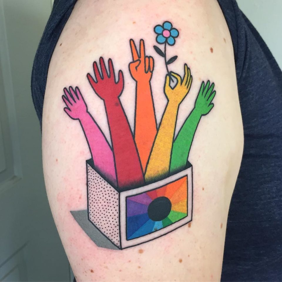 Les tatouages psychédéliques colorés de Winston the Whale Les tatouages psychedeliques colores de Winston the Whale 3 Les-tatouages-psychedeliques-colores-de-Winston-the-Whale-3