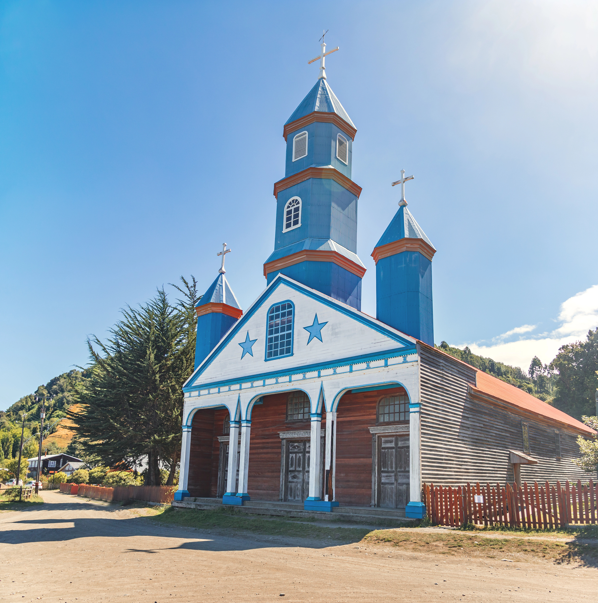les eglises de bois de l archipel de Chiloe chili unesco 8 Église de Tenaun - Tenaun, archipel de Chiloe chili unesco 8