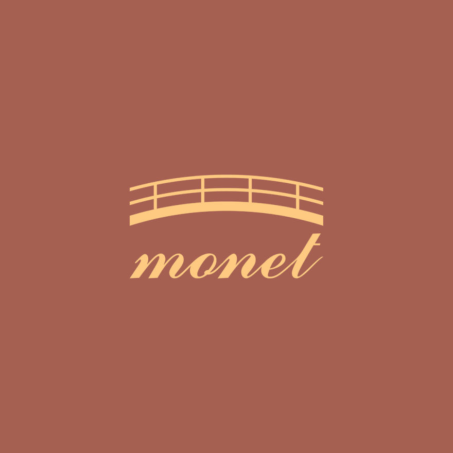 Les logos de peintres célèbres par Milton Omena Les logos de peintres celebres par Milton Omena 3 claude monet 1 Les-logos-de-peintres-celebres-par-Milton-Omena-3-claude-monet-1