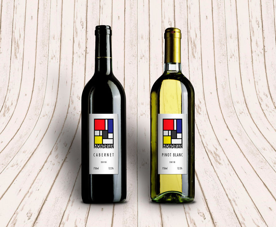 Les logos de peintres célèbres par Milton Omena Les logos de peintres celebres par Milton Omena 6 piet mondrian 2 Les-logos-de-peintres-celebres-par-Milton-Omena-6-piet-mondrian-2