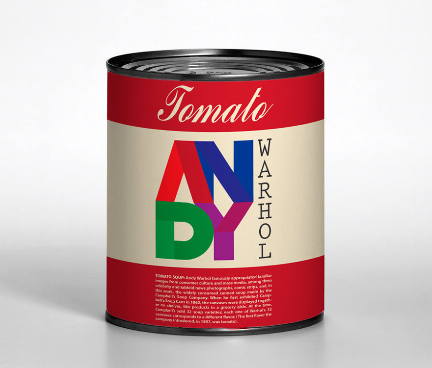 Les logos de peintres célèbres par Milton Omena Les logos de peintres celebres par Milton Omena 8 andy warhol 2 Les-logos-de-peintres-celebres-par-Milton-Omena-8-andy-warhol-2