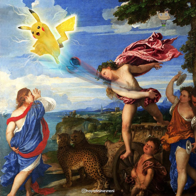 des mélanges pop-culture - classiques de la peinture par Hayati'nin Evreni des melanges pop culture classiques de la peinture par Hayati nin Evreni 19 des-melanges-pop-culture-classiques-de-la-peinture-par-Hayati-nin-Evreni-19