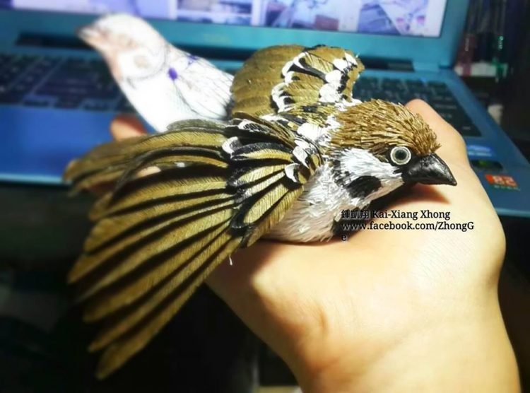 Les incroyables sculptures de carton de Kai-Xiang Zhong Les incroyables sculptures de carton de Kai Xiang Zhong 8 Les-incroyables-sculptures-de-carton-de-Kai-Xiang-Zhong-8