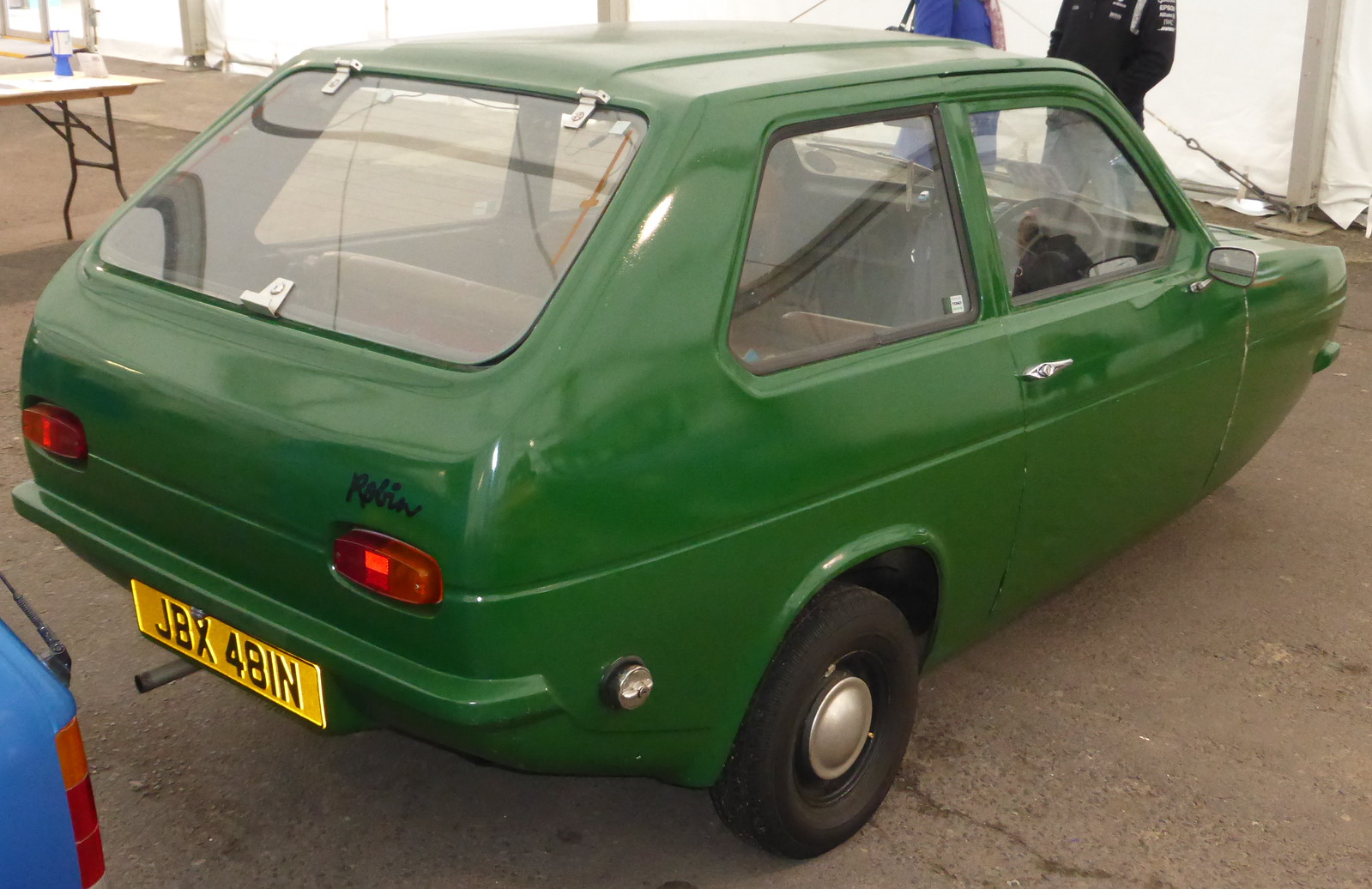 Reliant Robin de première génération produite en Angleterre Reliant Robin de première génération produite en Angleterre