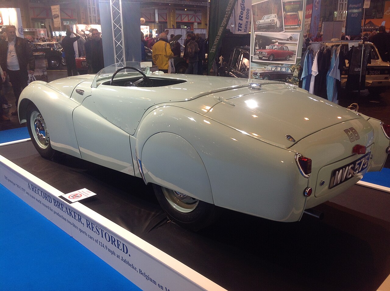 Prototype Triumph TR2 du record de Jabbeke de 1953 Prototype Triumph TR2 du record de Jabbeke de 1953