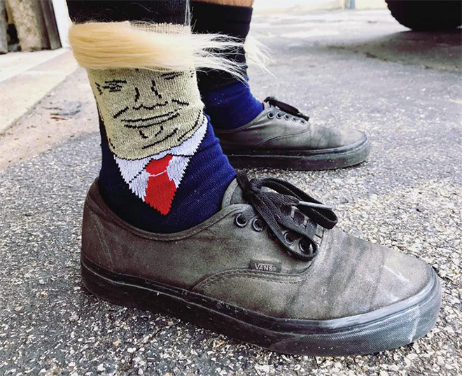 Des chaussettes Donald Trump avec la mèche Des chaussettes Donald Trump avec la meche 10 Des-chaussettes-Donald-Trump-avec-la-meche-10