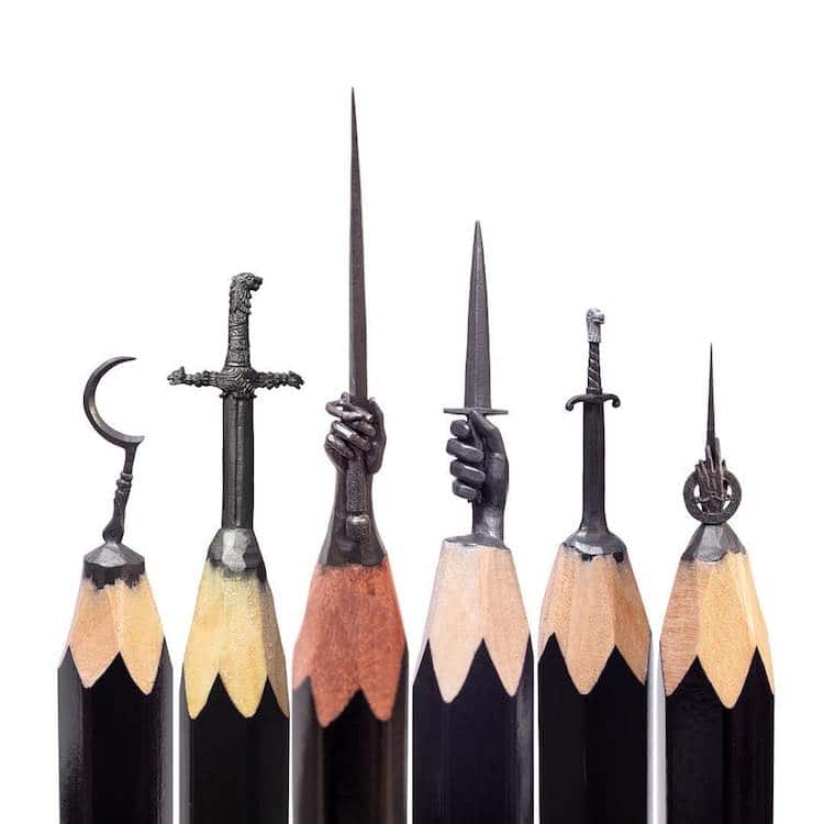 Les sculptures de crayons Game of Throne de Salavat Fidai Les sculptures de crayons Game of Throne de Salavat Fidai 1 Les-sculptures-de-crayons-Game-of-Throne-de-Salavat-Fidai-1