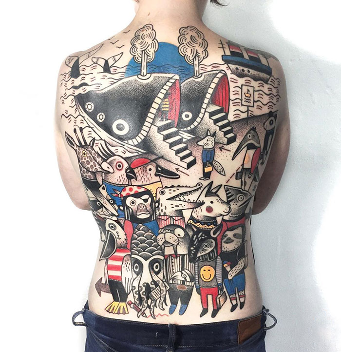 30 tatouages de dos impressionnants 30 tatouages de dos impressionnants 20 30-tatouages-de-dos-impressionnants-20