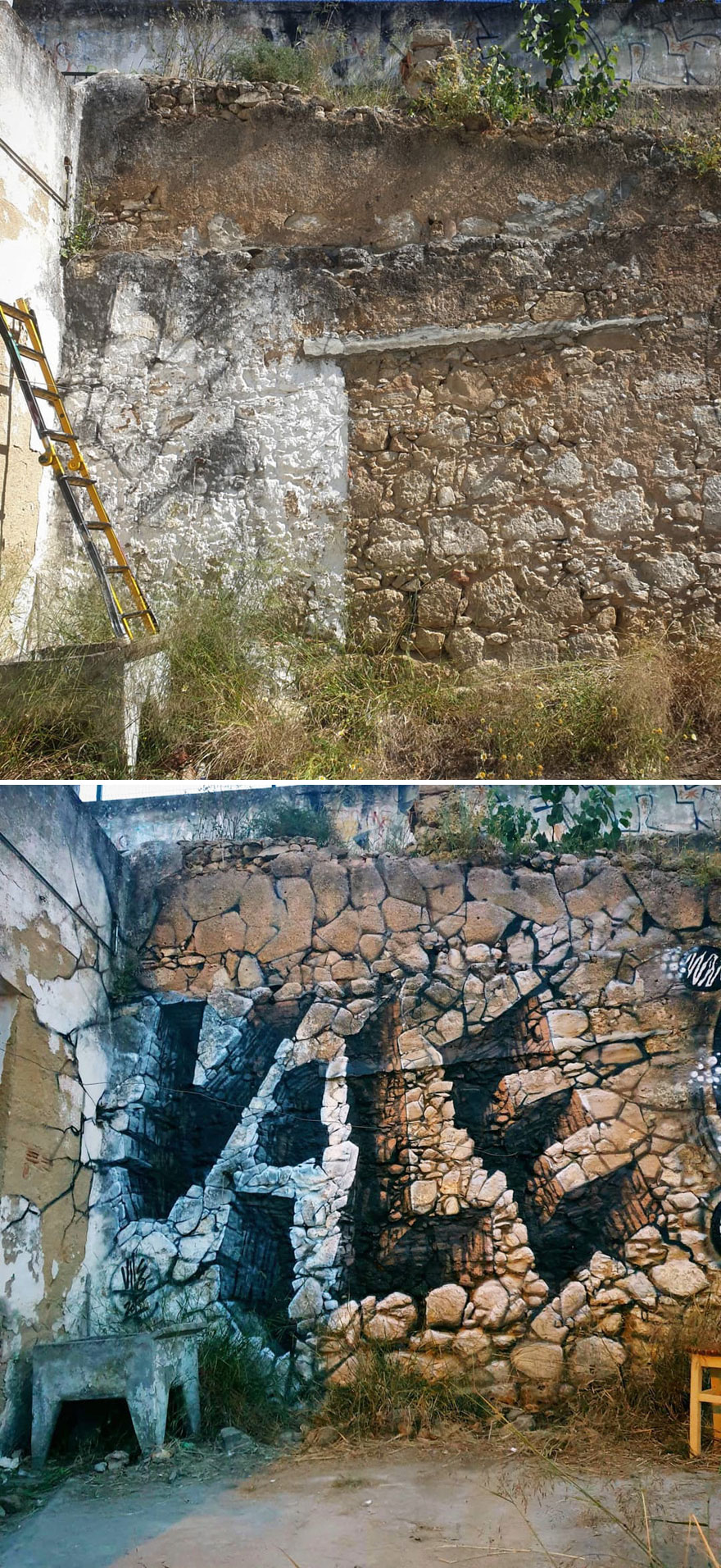 Street art: les graffitis avec illusion de transparence de Vile Street art les graffitis avec illusion de transparence de Vile 10 Street-art-les-graffitis-avec-illusion-de-transparence-de-Vile-10