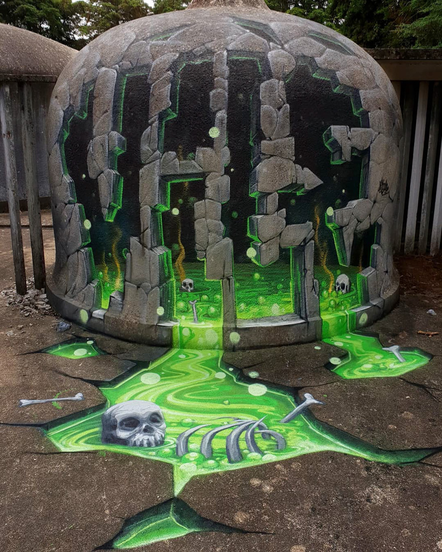 Street art: les graffitis avec illusion de transparence de Vile Street art les graffitis avec illusion de transparence de Vile 12 Street-art-les-graffitis-avec-illusion-de-transparence-de-Vile-12