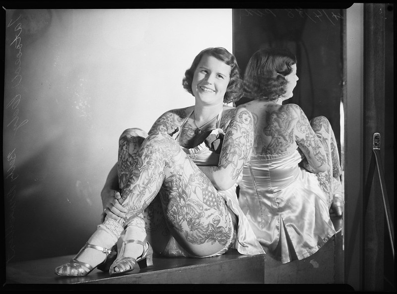 Betty Broadbent la Vénus tatouée des années 30 Betty Broadbent la Venus tatouees des annees 30 7 1 Betty-Broadbent-la-Venus-tatouees-des-annees-30-7-1