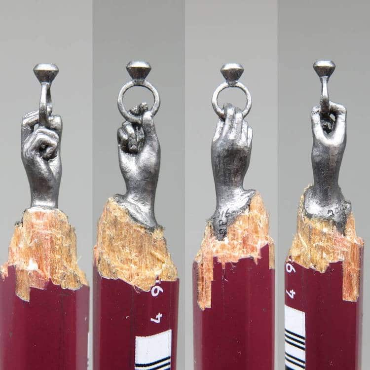 Une incroyable sculpture de mine de crayon en chainette par Chien Chu Lee Une incroyable sculpture de mine de crayon en chainette par Chien Chu Lee 9 Une-incroyable-sculpture-de-mine-de-crayon-en-chainette-par-Chien-Chu-Lee-9