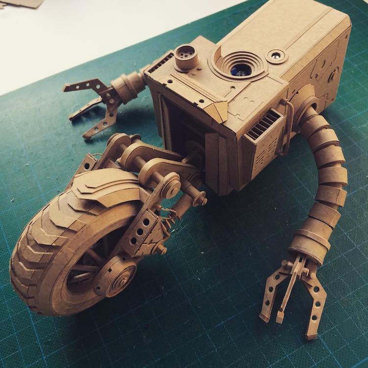 Les sculptures de carton steampunk de Greg Olijnyk de nouveaux robots de carton par Greg Olijnyk 10 de-nouveaux-robots-de-carton-par-Greg-Olijnyk-10