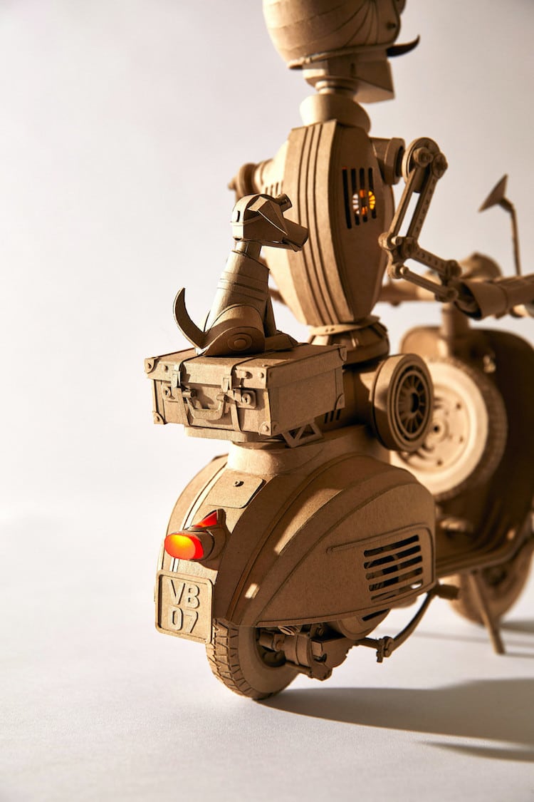 Les sculptures de carton steampunk de Greg Olijnyk de nouveaux robots de carton par Greg Olijnyk 12 de-nouveaux-robots-de-carton-par-Greg-Olijnyk-12