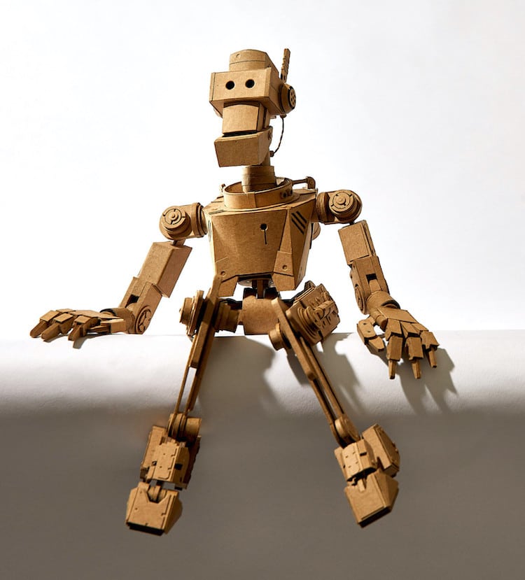 Les sculptures de carton steampunk de Greg Olijnyk de nouveaux robots de carton par Greg Olijnyk 7 de-nouveaux-robots-de-carton-par-Greg-Olijnyk-7