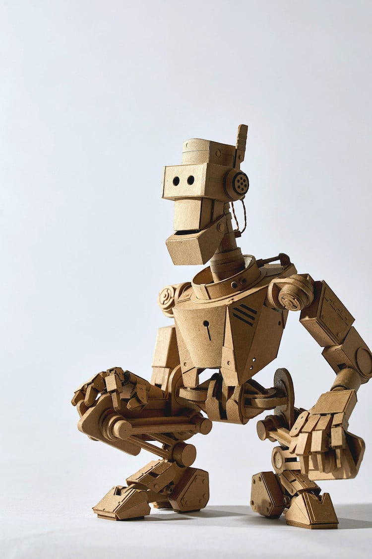 Les sculptures de carton steampunk de Greg Olijnyk de nouveaux robots de carton par Greg Olijnyk 8 de-nouveaux-robots-de-carton-par-Greg-Olijnyk-8