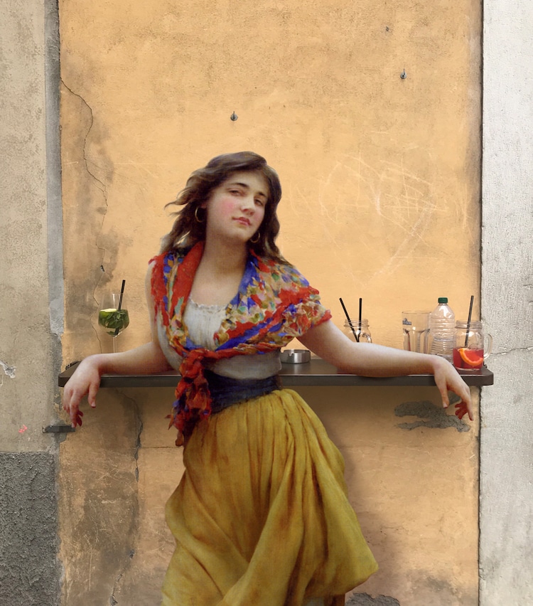 Napoli Project - de nouvelles superpositions de classiques de la peinture et de vie moderne par Alexey Kondakov Napoli Project de nouvelles superpositions de classiques de la peinture et de vie moderne par Alexey Kondakov 4 Napoli-Project-de-nouvelles-superpositions-de-classiques-de-la-peinture-et-de-vie-moderne-par-Alexey-Kondakov-4