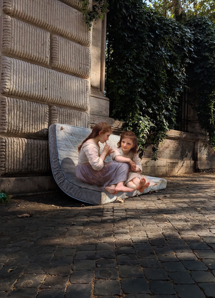 Napoli Project - de nouvelles superpositions de classiques de la peinture et de vie moderne par Alexey Kondakov Napoli Project de nouvelles superpositions de classiques de la peinture et de vie moderne par Alexey Kondakov 9 Napoli-Project-de-nouvelles-superpositions-de-classiques-de-la-peinture-et-de-vie-moderne-par-Alexey-Kondakov-9