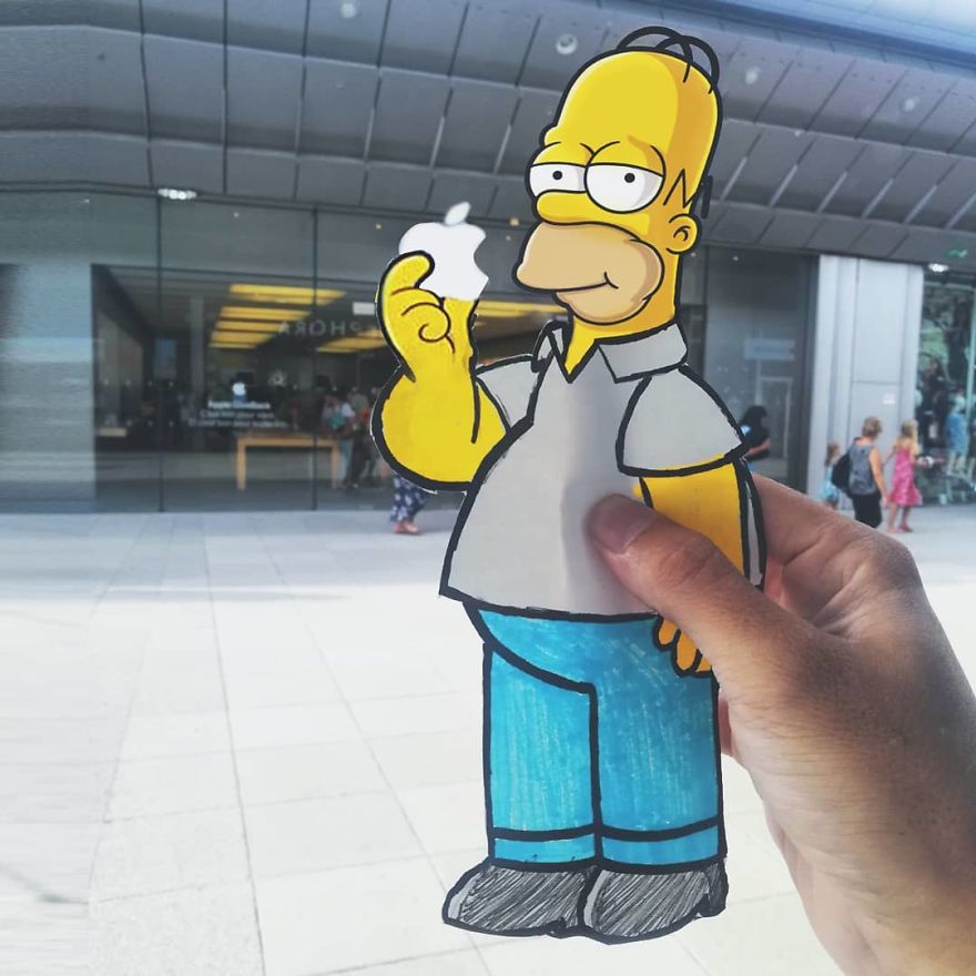 De la pop-culture en street art par Efix De la pop culture en street art par Efix 14 homer simpson De-la-pop-culture-en-street-art-par-Efix-14-homer-simpson