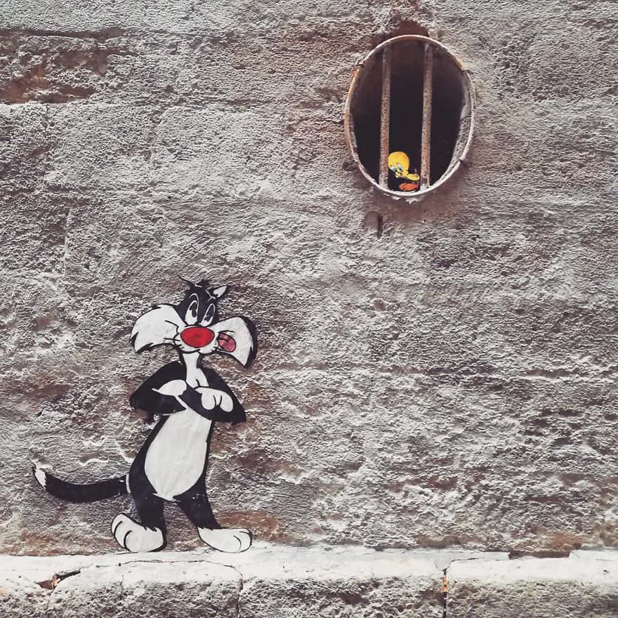 De la pop-culture en street art par Efix De la pop culture en street art par Efix 8 titi De-la-pop-culture-en-street-art-par-Efix-8-titi