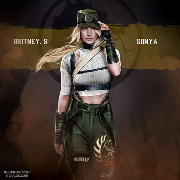 Des stars en personnages de Mortal Kombat Des stars en personnages de Mortal Combat 2 britney spear sonya Des-stars-en-personnages-de-Mortal-Combat-2-britney-spear-sonya