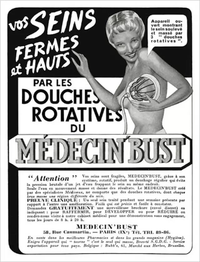 Le massossein et autres appareils hydrauliques de massage de poitrine de 1930 Le massossein roto star medecin bust appareils hydrauliques de massage de poitrine de 1930 pour raffermir les seins 10 Le-massossein-roto-star-medecin-bust-appareils-hydrauliques-de-massage-de-poitrine-de-1930-pour-raffermir-les-seins-10