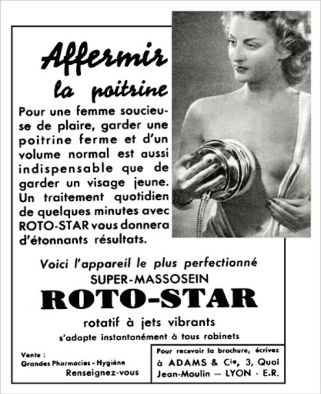 Le massossein et autres appareils hydrauliques de massage de poitrine de 1930 Le massossein roto star medecin bust appareils hydrauliques de massage de poitrine de 1930 pour raffermir les seins 11 Le-massossein-roto-star-medecin-bust-appareils-hydrauliques-de-massage-de-poitrine-de-1930-pour-raffermir-les-seins-11