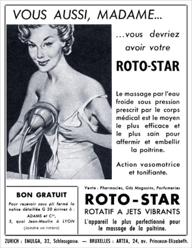 Le massossein et autres appareils hydrauliques de massage de poitrine de 1930 Le massossein roto star medecin bust appareils hydrauliques de massage de poitrine de 1930 pour raffermir les seins 18 Le-massossein-roto-star-medecin-bust-appareils-hydrauliques-de-massage-de-poitrine-de-1930-pour-raffermir-les-seins-18