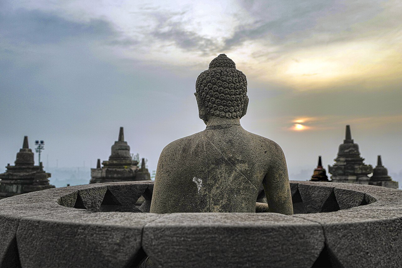Temple bouddhiste de Borobudur à Java en Indonésie Temple bouddhiste de Borobudur à Java en Indonésie
