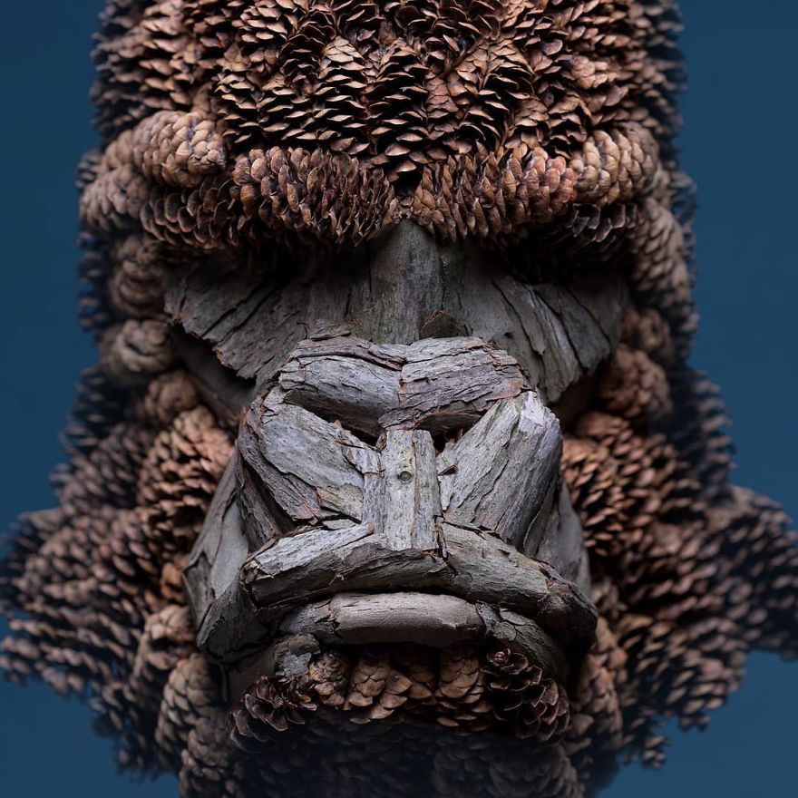 De nouveaux animaux en composition de fleurs par Raku Inoue De nouveaux animaux en composition de fleurs par Raku Inoue ikebana 13 gorille De-nouveaux-animaux-en-composition-de-fleurs-par-Raku-Inoue-ikebana-13-gorille