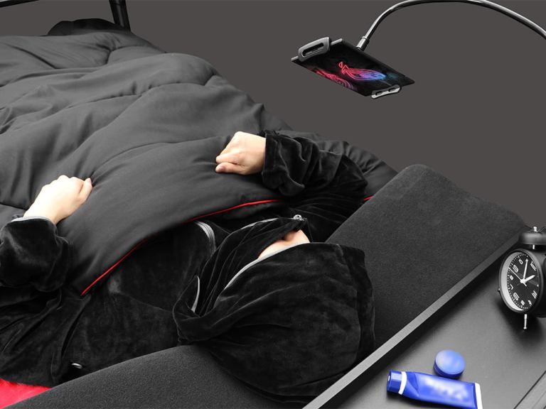 Le lit de gamer ultime par Bauhutte Le lit de gamer ultime par Bauhutte 3 Le-lit-de-gamer-ultime-par-Bauhutte-3