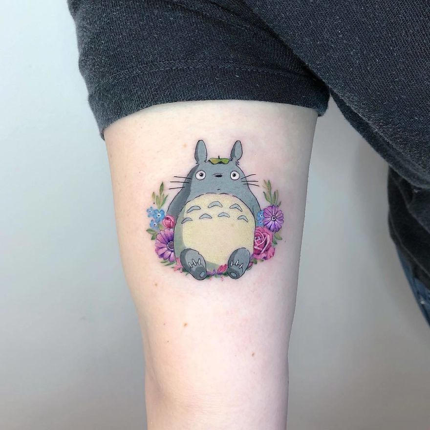 Les petits tatouages pop-culture de Kozo Tattoo Les petits tatouages pop culture de Kozo Tattoo 15 totoro Les-petits-tatouages-pop-culture-de-Kozo-Tattoo-15-totoro