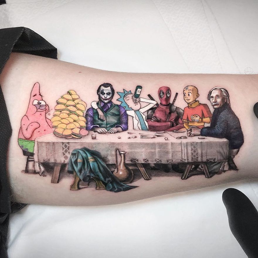 Les petits tatouages pop-culture de Kozo Tattoo Les petits tatouages pop culture de Kozo Tattoo 2 la scene Les-petits-tatouages-pop-culture-de-Kozo-Tattoo-2-la-scene
