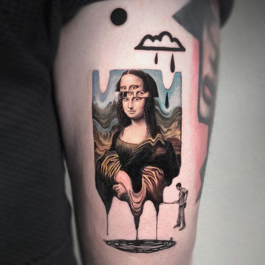 Les petits tatouages pop-culture de Kozo Tattoo Les petits tatouages pop culture de Kozo Tattoo 7 mona lisa Les-petits-tatouages-pop-culture-de-Kozo-Tattoo-7-mona-lisa