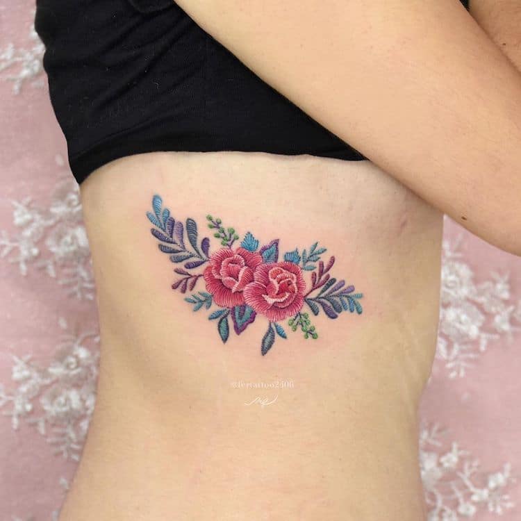 Les tatouages en broderie de Fernanda Álvarez Les tatouages en broderie de Fernanda alvarez 9 Les-tatouages-en-broderie-de-Fernanda-alvarez-9